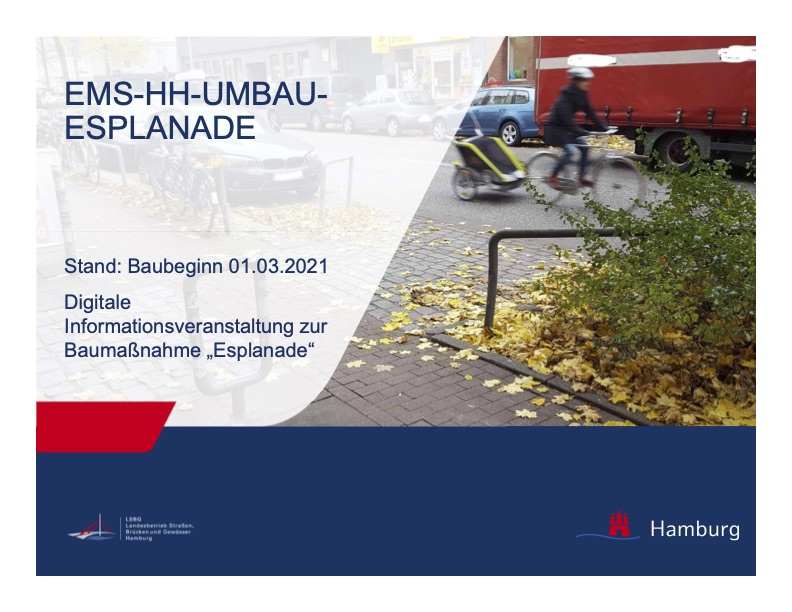 Projekt Stadtkommunikation Dortmund: Städetebauliches Projekt Esplanade Hamburg
